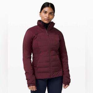 NWT Lululemon Down for It All Jacket Size 4 Cassis 700 Down Fill Jacket